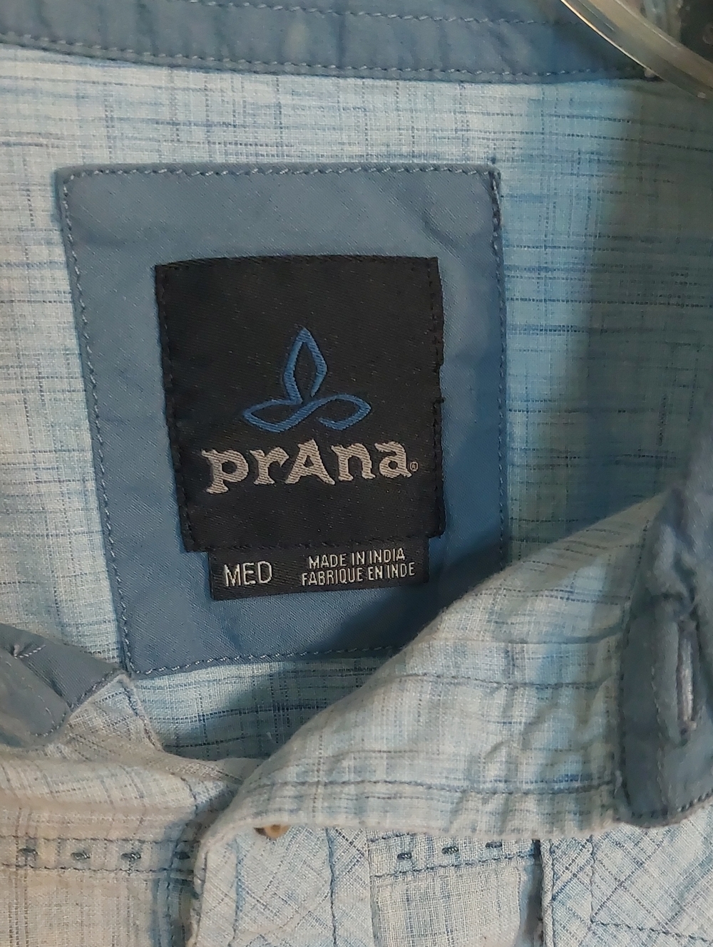 Prana Light Blue Long-Sleeve Button Shirt - Picture 2 of 5